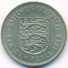Джерси, 10 новых пенсов 1968 год