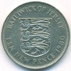 Джерси, 10 новых пенсов 1980 год