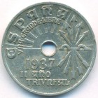 Испания, 25 сентимо 1937 год