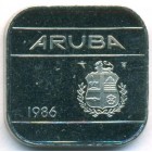 Аруба, 50 центов 1986 год (UNC)