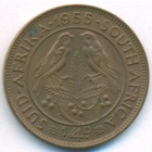 Южная Африка, 1/4 пенни 1955 год (AU)