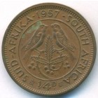 Южная Африка, 1/4 пенни 1957 год