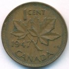 Канада, 1 цент 1947 год