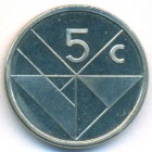Аруба, 5 центов 1986 год (UNC)