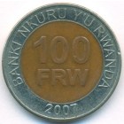 Руанда, 100 франков 2007 год
