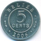 Белиз, 5 центов 2006 год (UNC)