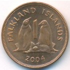 Фолклендские острова, 1 пенни 2004 год (UNC)