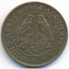 Южная Африка, 1/4 пенни 1954 год