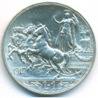 Италия, 1 лира 1917 год (UNC)