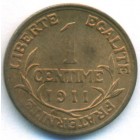 Франция, 1 сантим 1911 год (UNC)