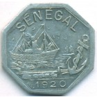 Сенегал, Дакар, 50 сантимов 1920 год (AU) ТОКЕН