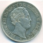 Королевство Саксония-Альбертина, 1 талер 1843 год (AU)