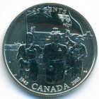 Канада, 25 центов 2005 год (BU)