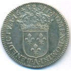 Франция, 1/12 экю 1643 год А