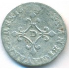 Франция, 4 соля 1676 год D