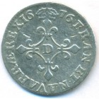 Франция, 4 соля 1676 год D
