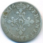 Франция, 4 соля 1675 год D