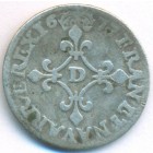 Франция, 4 соля 1677 год D