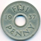 Фиджи, 1 пенни 1937 год
