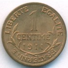 Франция, 1 сантим 1911 год (UNC)