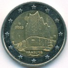 Германия, 2 евро 2023 год F