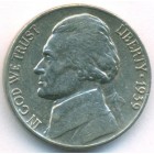 США, 5 центов 1939 год