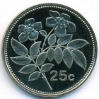 Мальта, 25 центов 1986 год (PROOF)