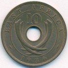 Британская Восточная Африка, 10 центов 1936 год KN (UNC)