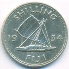 Фиджи, 1 шиллинг 1934 год