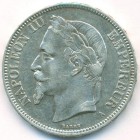 Франция, 5 франков 1870 год A