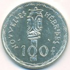 Новые Гебриды, 100 франков 1966 год (AU)