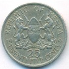 Кения, 25 центов 1969 год
