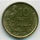 Франция, 10 франков 1955 год