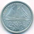 Сен-Пьер и Микелон, 2 франка 1948 год (UNC)