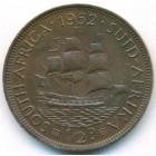 Южная Африка, 1/2 пенни 1952 год (AU)