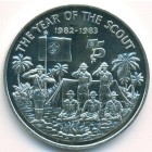 Либерия, 20 долларов 1983 год (PROOF)