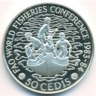 Гана, 50 седи 1984 год (PROOF)