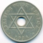 Британская Западная Африка, 1 пенни 1936 год KN