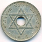 Британская Западная Африка, 1 пенни 1943 год H