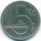 Чехословакия, 5 крон 1938 год