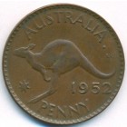 Австралия, 1 пенни 1952 год