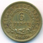 Британская Западная Африка, 6 пенсов 1940 год