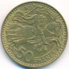 Монако, 50 франков 1950 год