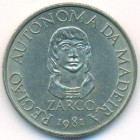 Мадейра, 25 эскудо 1981 год (UNC)