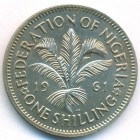 Нигерия, 1 шиллинг 1961 год