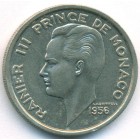 Монако, 100 франков 1956 год (AU)