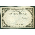 Франция, 5 ливров 1793 год