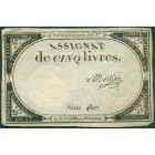 Франция, 5 ливров 1793 год