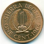 Cьерра-Леоне, 1 цент 1964 год (UNC)