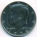 США, 1/2 доллара 1974 год (AU)